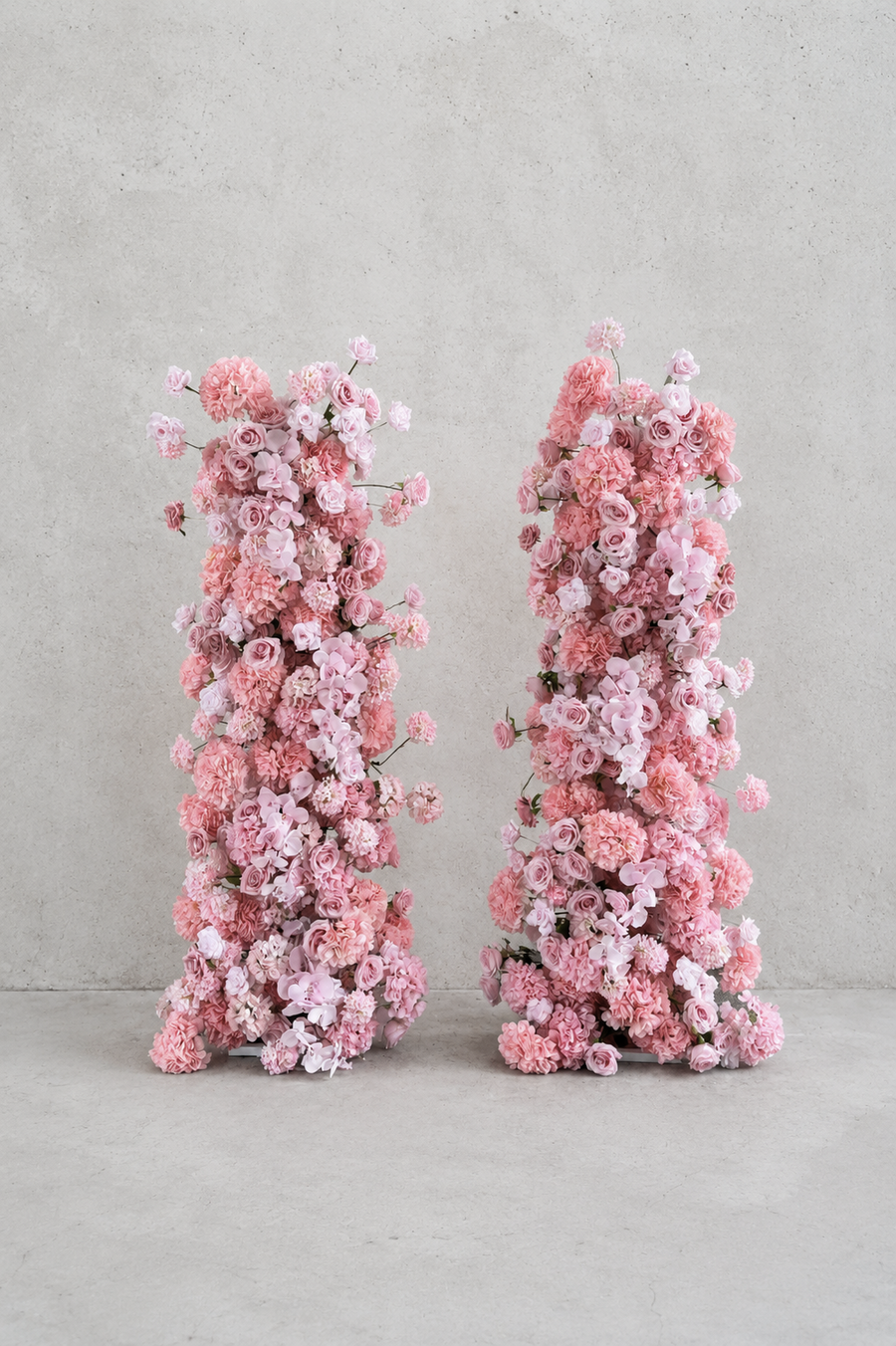 Blush Romance faux floral set