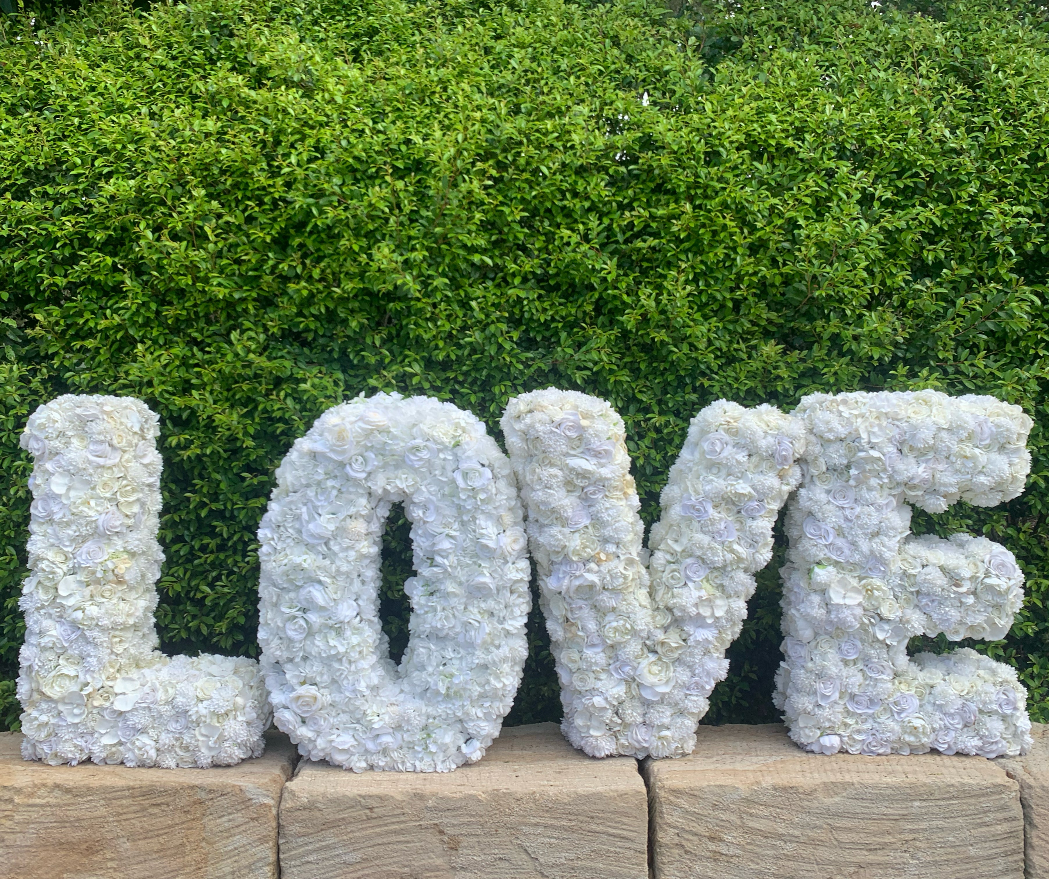 LOVE FLOWER LETTERS