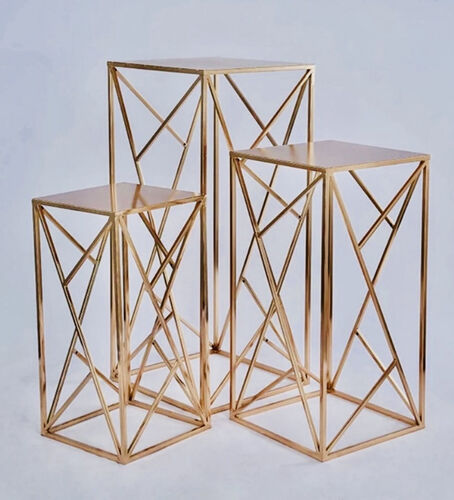 GOLD PLINTHS – SET OF 3