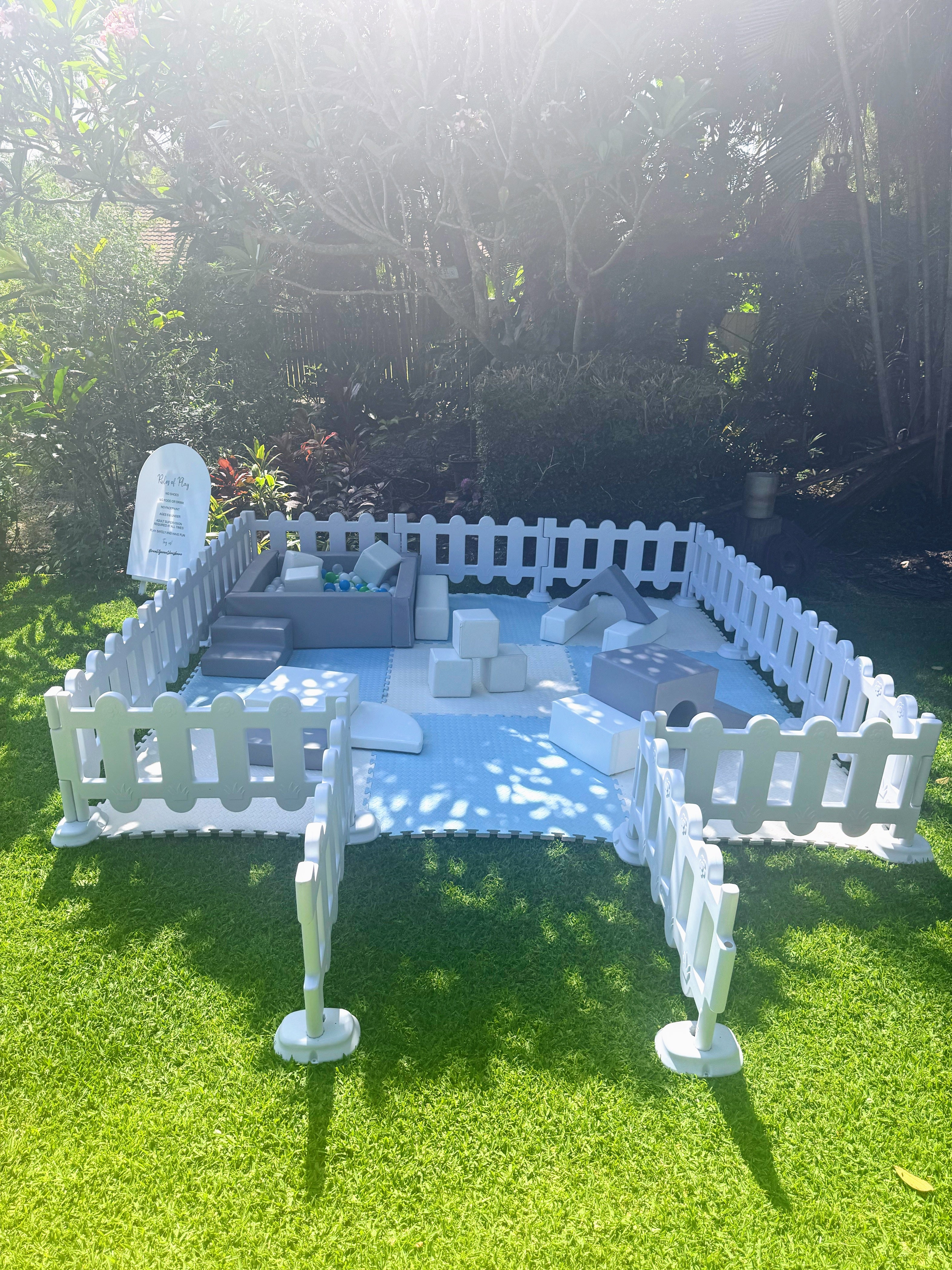 GREY & WHITE SOFT PLAY PACKAGE
