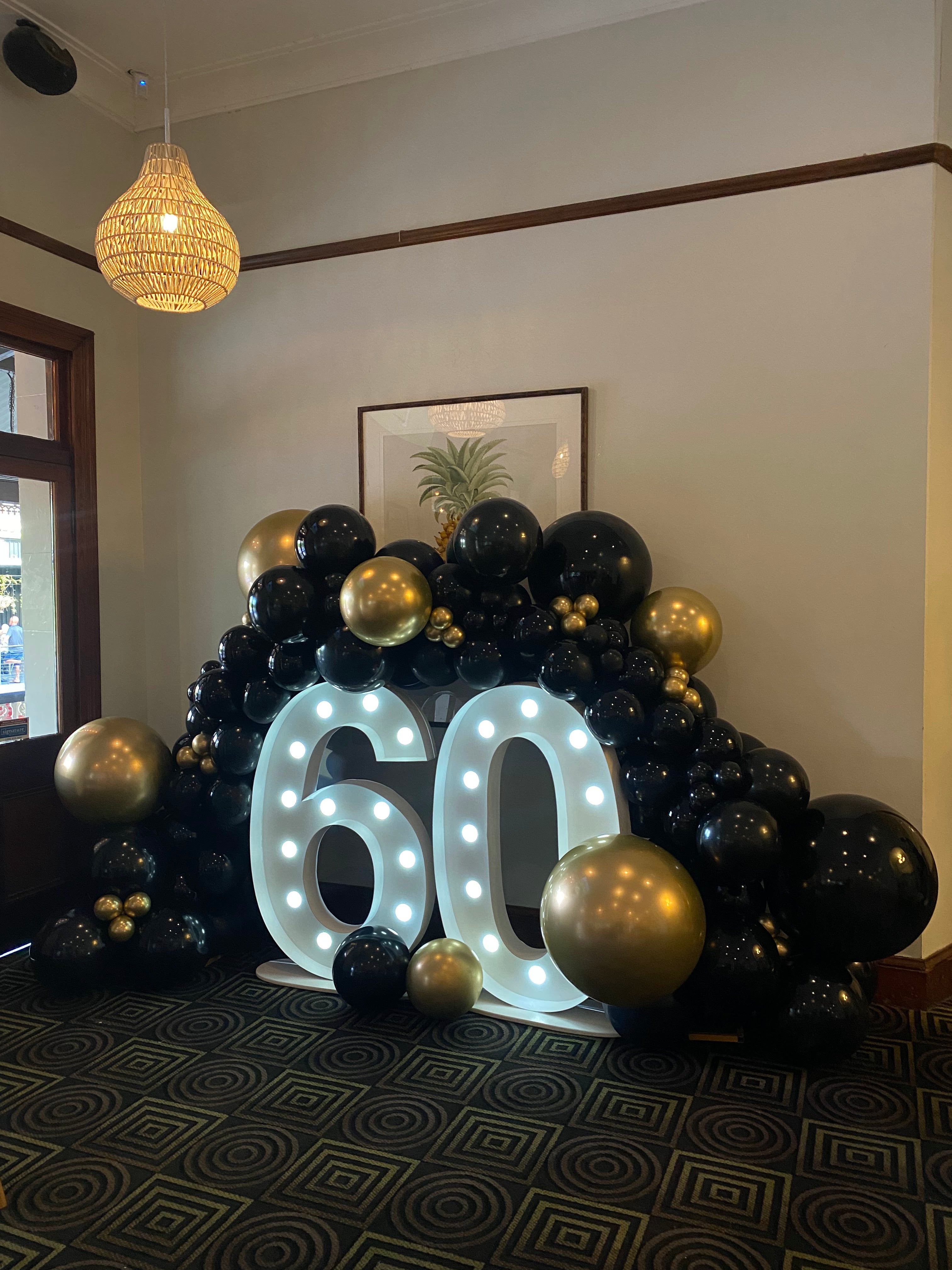 60 - LED LIGHT NUMBERS